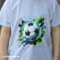Preview: Bügelbild Fussball grün